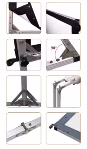 Step-by-step setup process of Fast Fold Projection Screen