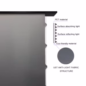 ALR screen material of the Motorised Floor Rising Projection Screen.